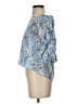 Timing Blue 3/4 Sleeve Blouse Size S - photo 5