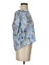 Timing Blue 3/4 Sleeve Blouse Size S - photo 4