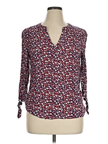 Ava Christine 3/4 Sleeve Blouse (view 1)