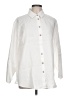Soft Surroundings 100% Linen Ivory Long Sleeve Button-Down Shirt Size L (petite) - photo 1