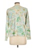 Sigrid Olsen Paisley Green Cardigan Size Lg Petite - photo 2