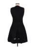 Sandro 100% Polyester Solid Black Cocktail Dress Size Med (2) - photo 2