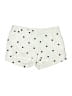 British Khaki Polka Dots Ivory Shorts Size 10 - photo 1