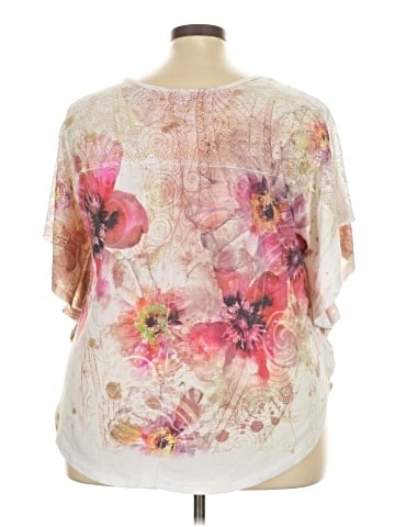 Lavish Short Sleeve Blouse (view 2)