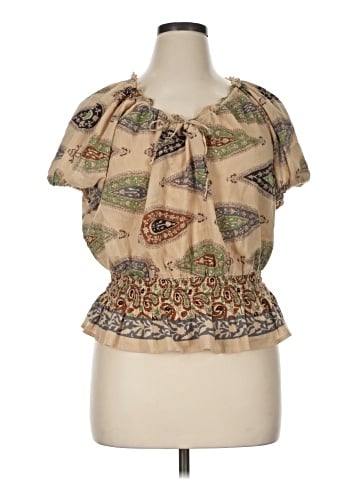 Lauren Jeans Co. Short Sleeve Blouse (view 1)