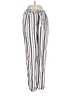 Love Tree Stripes Silver Linen Pants Size S - photo 1
