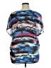 Guess Blue Short Sleeve Blouse Size XL - photo 2