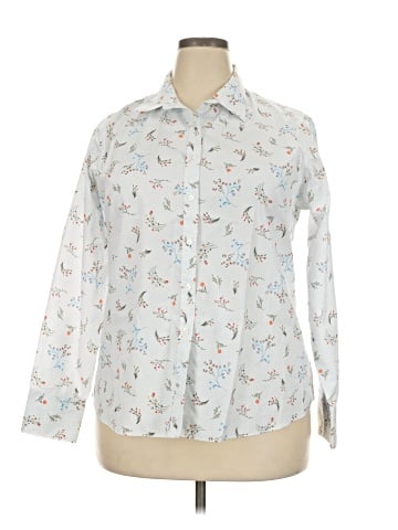 Lands' End Long Sleeve Button-Down Shirt (view 1)