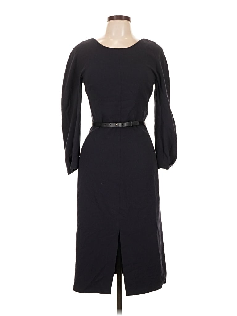 Pre-owned Massimo Dutti Cocktail Dress In Black