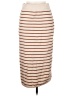 Unbranded Stripes Tan Casual Skirt Size M - photo 1