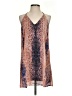 Three Eighty Two 100% Polyester Orange Brown Sleeveless Blouse Size S - photo 1