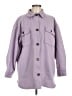 Forever 21 100% Polyester Purple Trenchcoat Size L - photo 1