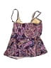 Lands' End Paisley Purple Swimsuit Top Size 16 - photo 2