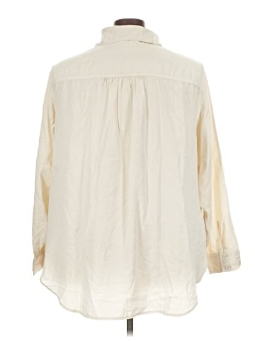 Lane Bryant Long Sleeve Button-Down Shirt (view 2)