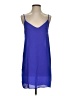 Krisa 100% Polyester Solid Blue Casual Dress Size S - photo 1