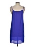 Krisa 100% Polyester Solid Blue Casual Dress Size S - photo 2