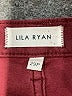 Lila Ryan Chevron-herringbone Burgundy Jeans Size 29 waist (petite) - photo 7