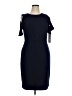 Nina Leonard Solid Blue Cocktail Dress Size XL - photo 1