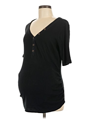 Isabel Maternity Short Sleeve Top (view 1)