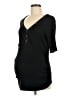 Isabel Maternity Black Short Sleeve Top Size Med Maternity - photo 1