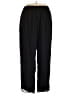 Roaman's 100% Polyester Solid Black Casual Pants Size 16W - photo 1
