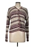 Laura Ashley Tweed Burgundy Cardigan Size L - photo 1