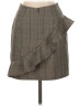 Love Plaid Gray Formal Skirt Size S - photo 2