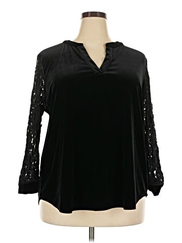 Kasper Long Sleeve Blouse (view 1)