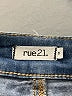 rue21 Hearts Blue Jeans Size 9 - photo 7