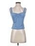 Trendy Queen Blue Sleeveless Top Size S - photo 1