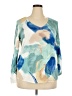 Chico's Blue Long Sleeve Top Size XXL (4) - photo 1