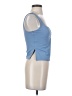 Trendy Queen Blue Sleeveless Top Size S - photo 4