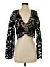 Stone Cold Fox 100% Polyester Black Long Sleeve Blouse Size Sm (1) - photo 1