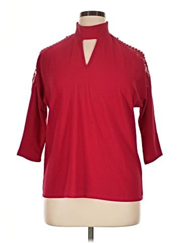 7th Avenue Design Studio New York & Company 3/4 Sleeve Top (view 1)