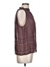 Dolan 100% Polyester Brown Sleeveless Blouse Size L - photo 4