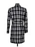 Worthington 100% Polyester Houndstooth Black Coat Size 8 - photo 2