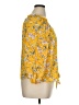 Eclair 100% Polyester Yellow 3/4 Sleeve Blouse Size XL - photo 4
