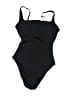 Bleu Solid Black One Piece Swimsuit Size L (estimated) - photo 1