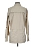 Duluth Trading Co. Solid Tan Long Sleeve Blouse Size S - photo 2