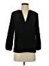 J.Crew 100% Polyester Black 3/4 Sleeve Blouse Size XS - photo 1