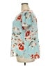 Fun2Fun 100% Polyester Floral Teal Short Sleeve Blouse Size 2X - photo 5