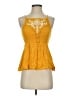 Alya Yellow Sleeveless Blouse Size S - photo 1