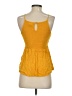 Alya Yellow Sleeveless Blouse Size S - photo 2
