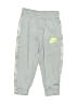 Nike 100% Polyester Gray Track Pants 9-12 MO / 12 MO - photo 1
