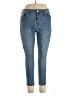 Seven7 Solid Blue Jeans Size 16 - photo 1