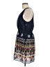 Quiksilver 100% Polyester Print Blue Casual Dress Size L - photo 5