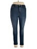 Simply Vera Vera Wang Solid Blue Jeans Size 16 - photo 1
