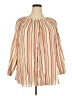 Chaps Stripes Orange 3/4 Sleeve Blouse Size 3X - photo 1