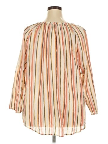 Chaps 3/4 Sleeve Blouse (view 2)