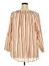 Chaps Stripes Orange 3/4 Sleeve Blouse Size 3X - photo 2